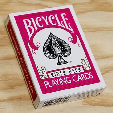 Bicycle Fuchsia Rider Back Standard Playing Cards Deck