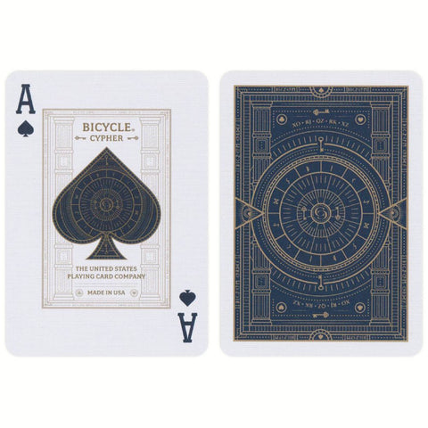 Bicycle Cypher Playing Cards Deck Poker Size Air-Cushion Finish USpcc