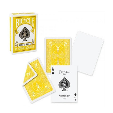 Bicycle Yellow Playing Cards Deck Rider Back Magic Tricks Poker USpcc