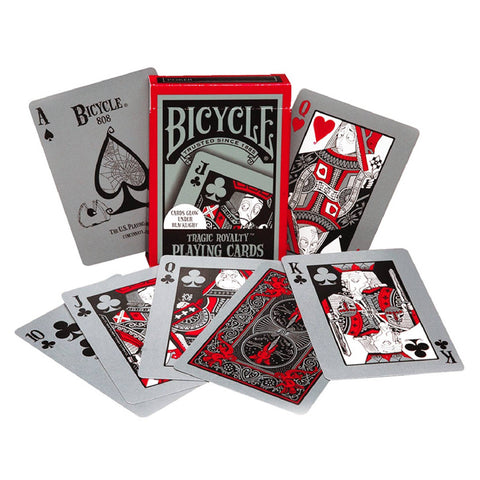 Bicycle Tragic Royalty Playing Cards Deck Glow In Dark Under Black Light