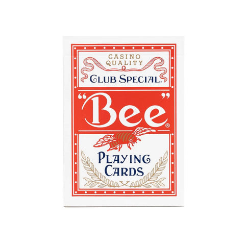Bee Standard Index Red Playing Cards Bicycle Magic Tricks Casino USpcc