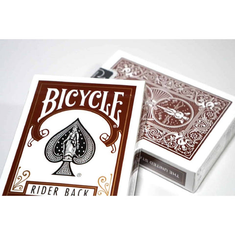 Bicycle Rider Back Brown Playing Cards Deck Magic Tricks Poker Made In USA