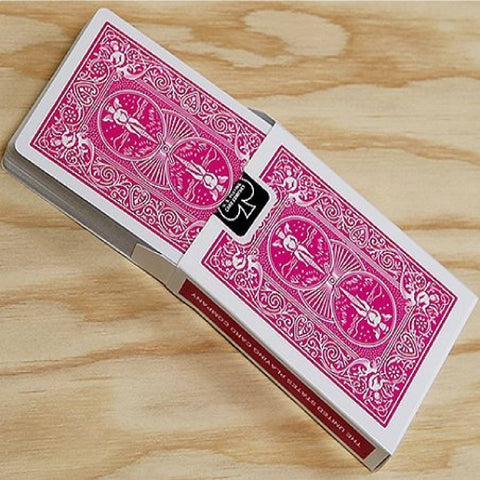 Bicycle Fuchsia Rider Back Pink Playing Cards Deck Magic Tricks USA USpcc