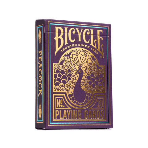 Bicycle Peacock Purple No 20 Playing Cards Deck Cold Foil USpcc