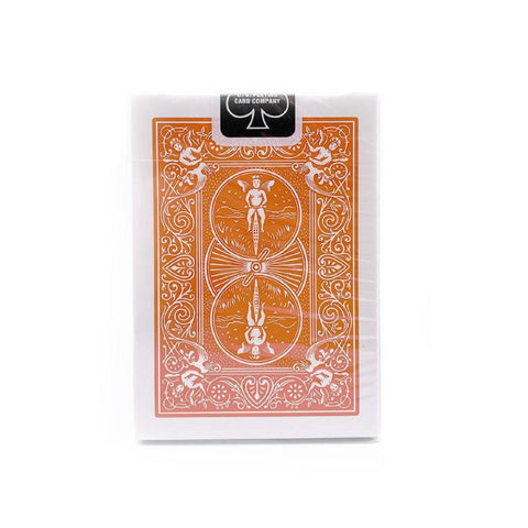 Bicycle Orange Playing Cards Deck Rider Back Magic Tricks Poker USpcc