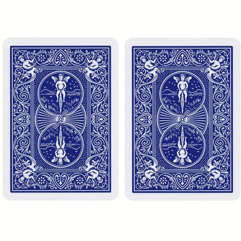Bicycle Rider Blue Double Back Magic Tricks Playing Cards Deck USPCC
