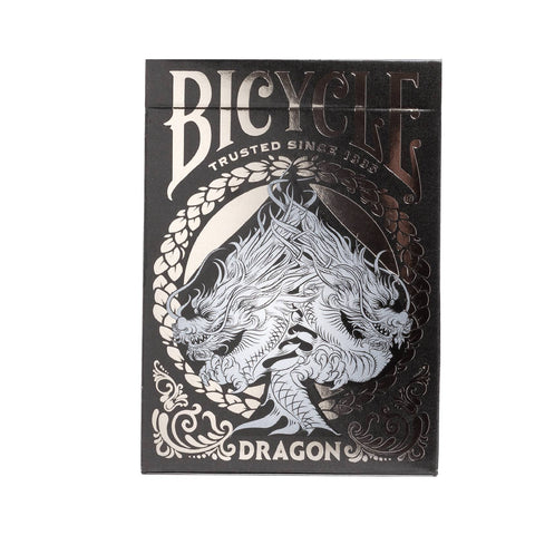 Bicycle Dragon Black Playing Cards Deck Original Poker Size Premium