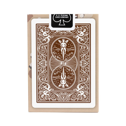 Bicycle Tactical Field Playing Cards Deck Brown USa Standard Brown