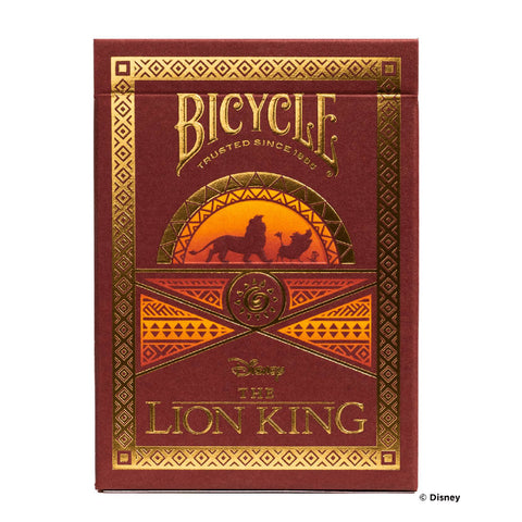 Bicycle Disney Lion King Inspired Playing Cards Deck Gold Foil Back