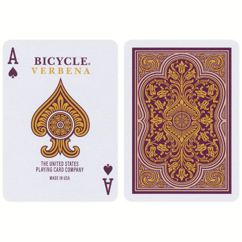 Bicycle Verbena Playing Cards Deck Poker Size Air-Cushion Finish USpcc