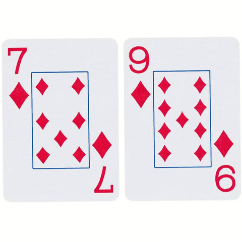 Bicycle Rider Jumbo Poker Cards Color Red