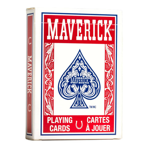 Bicycle Maverick Cards β Red Deck β Standard Index Poker Size