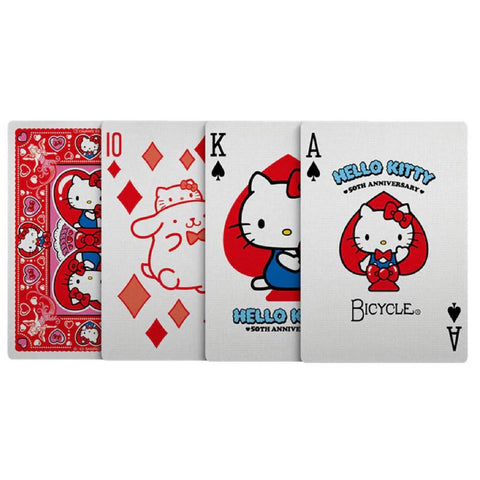 Bicycle Hello Kitty 50th Anniversary Playing Cards Deck
