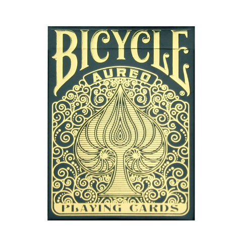 Bicycle Aureo Green Playing Cards Deck Poker Size Air-Cushion Finish USpcc