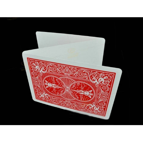 Bicycle Rider Back No Face Blank White Magic Tricks Cards Deck USpcc Red