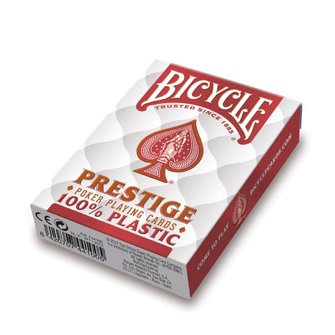 Bicycle Prestige Jumbo Poker Cards (Red)