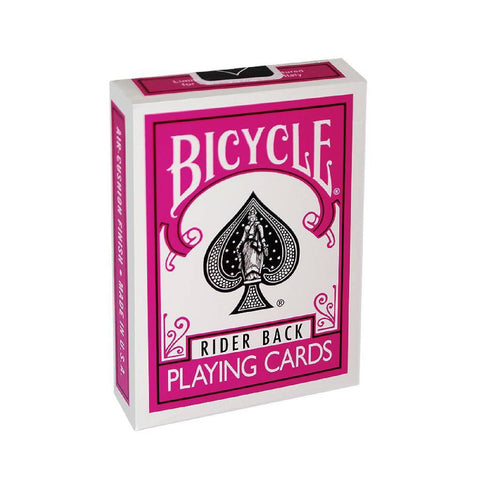 Bicycle Fuchsia Rider Back Standard Playing Cards Deck