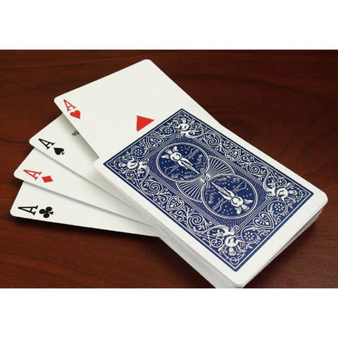 Bicycle Rider Back Stripper playing cards (Blue)