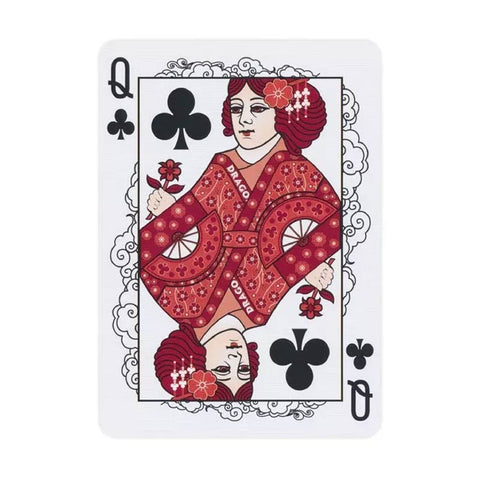 Bicycle Dragon Red Playing Cards Deck Original Poker Size Quality