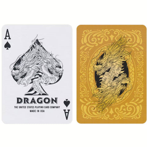 Bicycle Gold Dragon Playing Cards Deck Poker Size Custom Back Design
