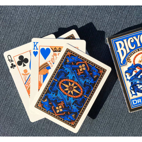 Bicycle Dragon Back Cards (Old Edition Blue)