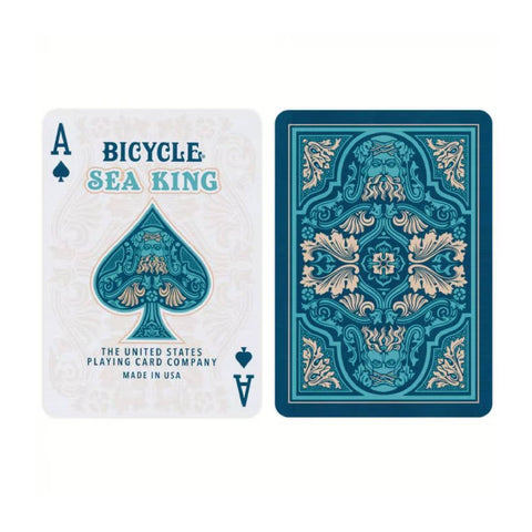Sea King Bicycle Playing Cards Deck Magic Tricks Poker Games Made In USA