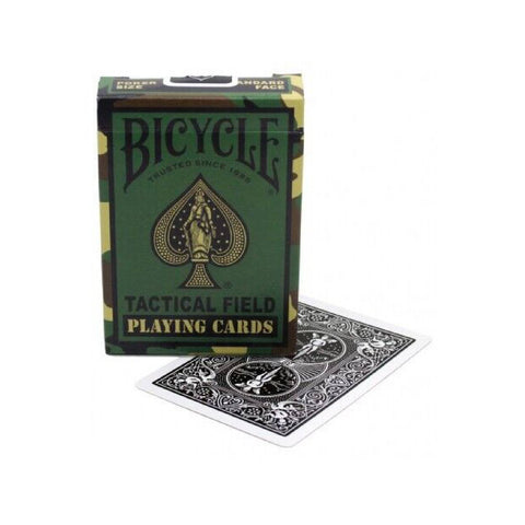 Bicycle Tactical Field Playing Cards Deck Green USa Standard Green