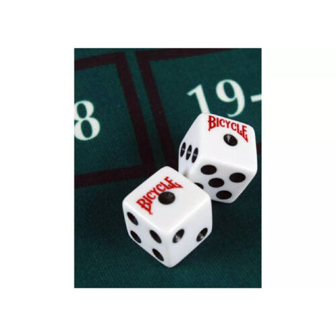Bicycle Dice Pack Of 10 Poker Game Playing Dices Accessories Casino White