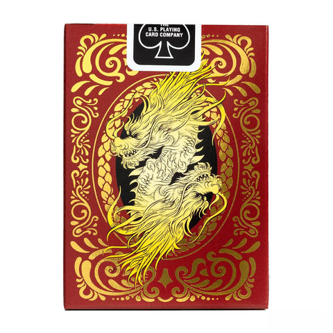Bicycle Dragon Red Playing Cards Deck Original Poker Size Quality