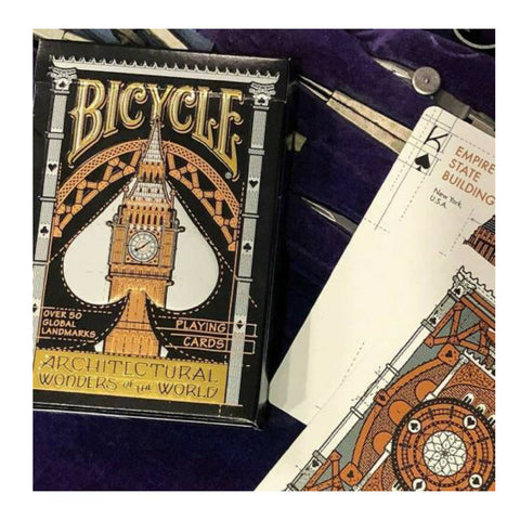 Bicycle Architectural Wonders Of The World Playing Cards Deck Quality