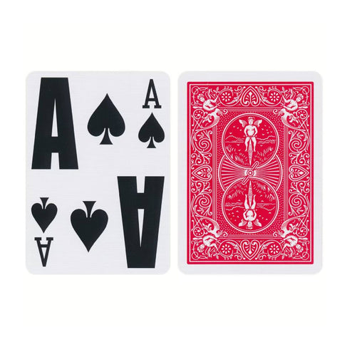 Bicycle E-Z-SEE LoVision Playing cards Red