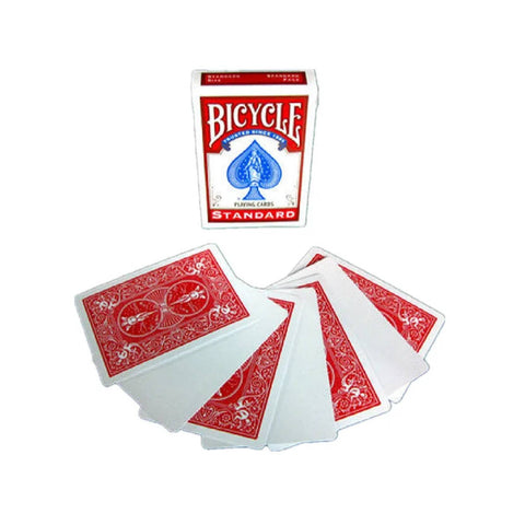Bicycle Blank Back Standard Face Red White Magic Tricks Cards Deck USpcc