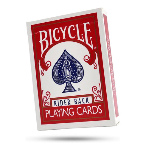 Bicycle Rider Back No Face Blank White Magic Tricks Cards Deck USpcc Red