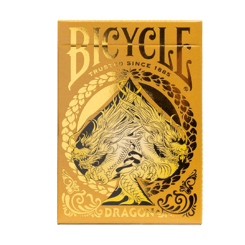 Bicycle Gold Dragon Playing Cards Deck Poker Size Custom Back Design