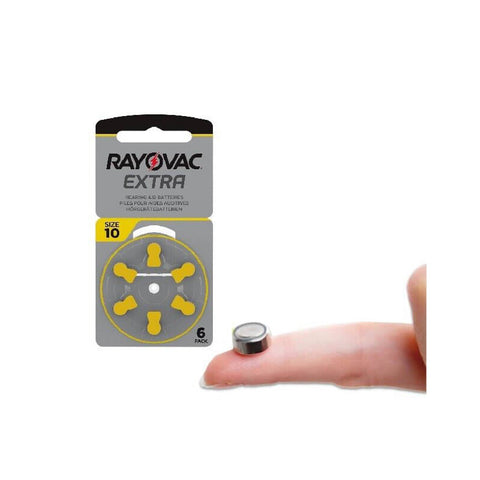 60x Rayovac Extra Advanced Size 10 PR70 Hearing Aid Batteries 1.45V Zinc Air