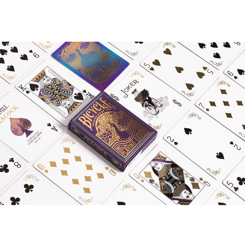 Bicycle Peacock Purple No 20 Playing Cards Deck Cold Foil USpcc