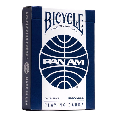 Bicycle Pan Am 2 Pack Playing Card Deck In Travel Tin Light Dark Blue