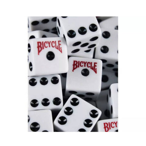 Bicycle Dice Pack Of 10 Poker Game Playing Dices Accessories Casino White