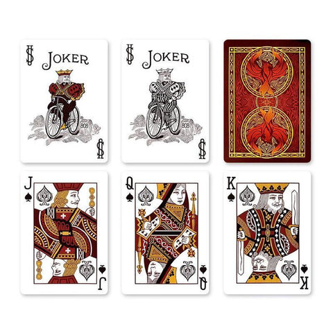 Fyrebird Bicycle Playing Cards Deck Magic Tricks Poker Games Made In USA