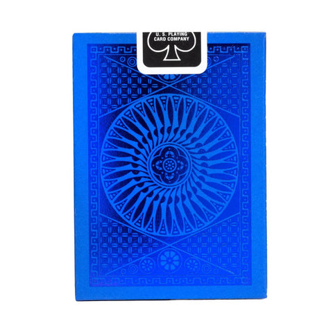 Bicycle Tally Ho Metalluxe Blue Playing Cards Deck No9 Linoid Finish
