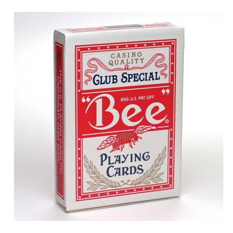 Bee Standard Index Red Playing Cards Bicycle Magic Tricks Casino USpcc