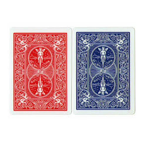 Bicycle Standard Rider Back Blister Pack 2 Decks Playing Cards 1 Red 1 Blue