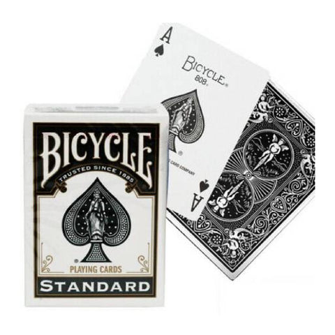 Bicycle Dark Black Standadt Index Playing Cards Deck Poker Rider Back
