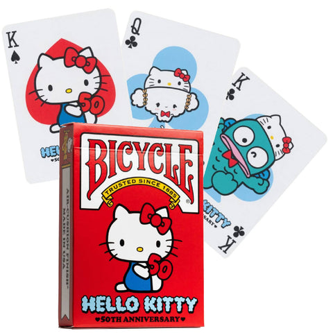 Bicycle Hello Kitty 50th Anniversary Playing Cards Deck