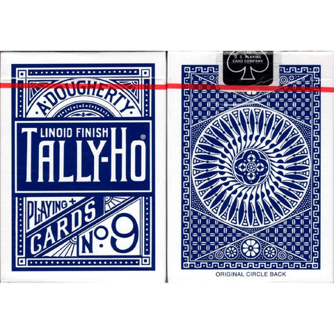 Bicycle Tally-Ho Circle Playing cards deck (Blue)