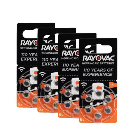 6x Rayovac Acoustic Special Size 13 Mf Pr48 Hearing Aid Batteries 1.45v Zinc Air