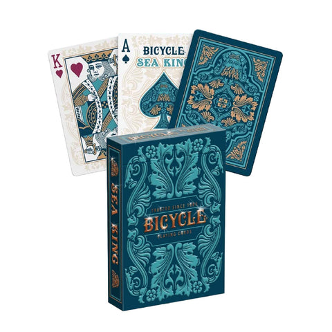 Sea King Bicycle Playing Cards Deck Magic Tricks Poker Games Made In USA
