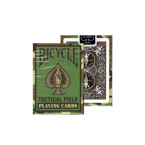 Bicycle Tactical Field Playing Cards Deck Green USa Standard Green