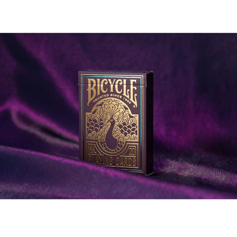 Bicycle Peacock Purple No 20 Playing Cards Deck Cold Foil USpcc