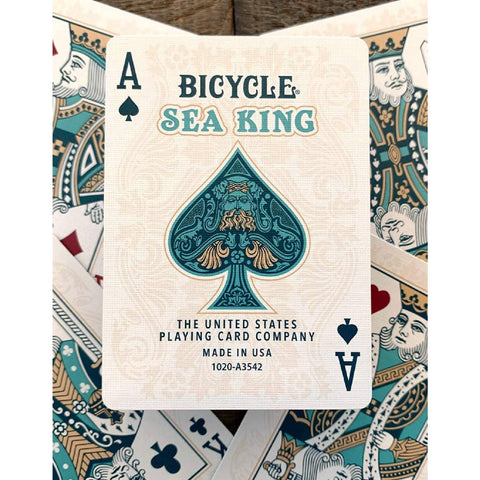 Sea King Bicycle Playing Cards Deck Magic Tricks Poker Games Made In USA